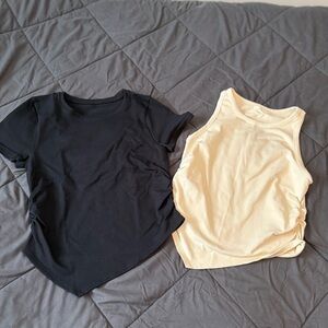 Black and Cream tops